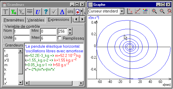 Cliquer sur la figure pour charger le fichier R&eacute;gressi